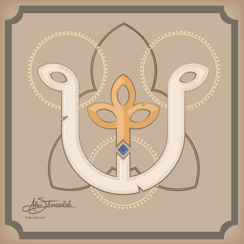 Abundance Emblem, study for Kingdom of Flowers