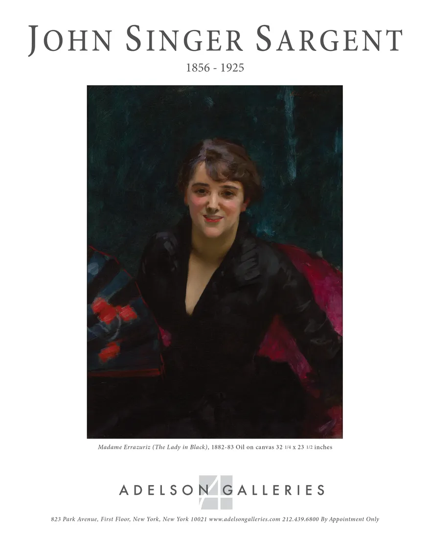 Advertisement for Adelson Galleries’ 2014 Winter Show presentation