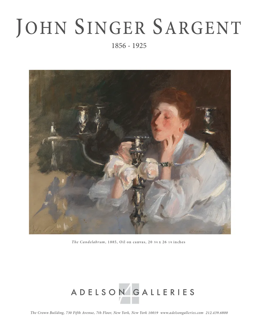 Advertisement for Adelson Galleries’ 2015 Winter Show presentation