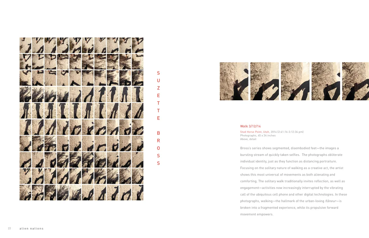 Alien Nations (2017) exhibition catalog, pages 22-23