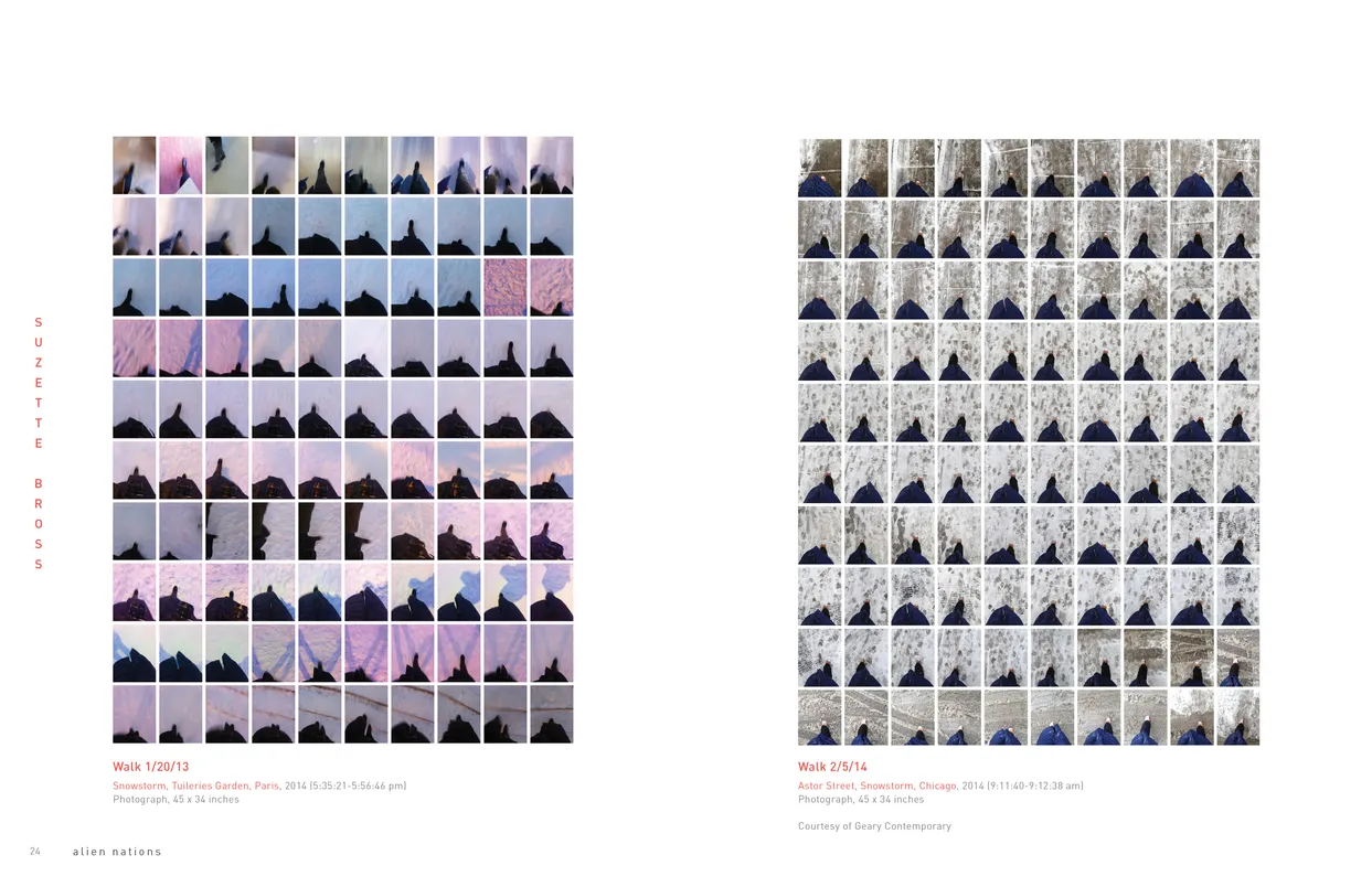 Alien Nations (2017) exhibition catalog, pages 24-25