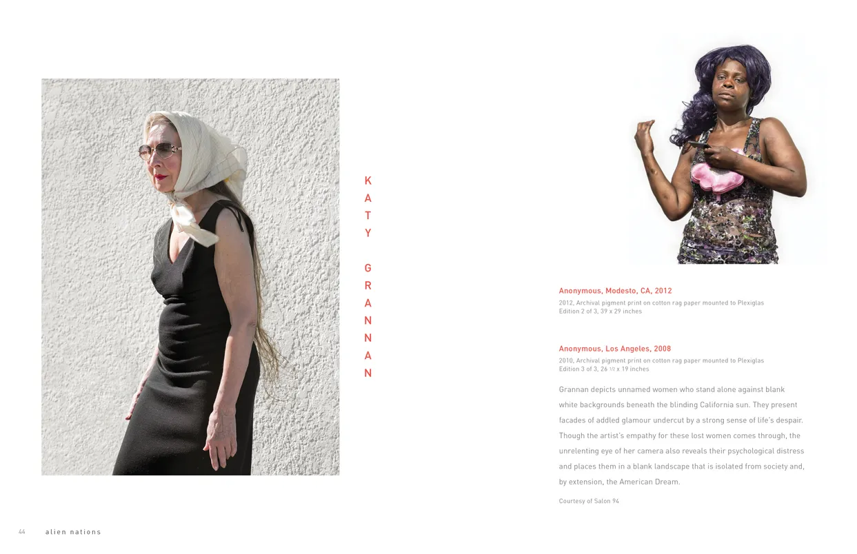 Alien Nations (2017) exhibition catalog, pages 44-45
