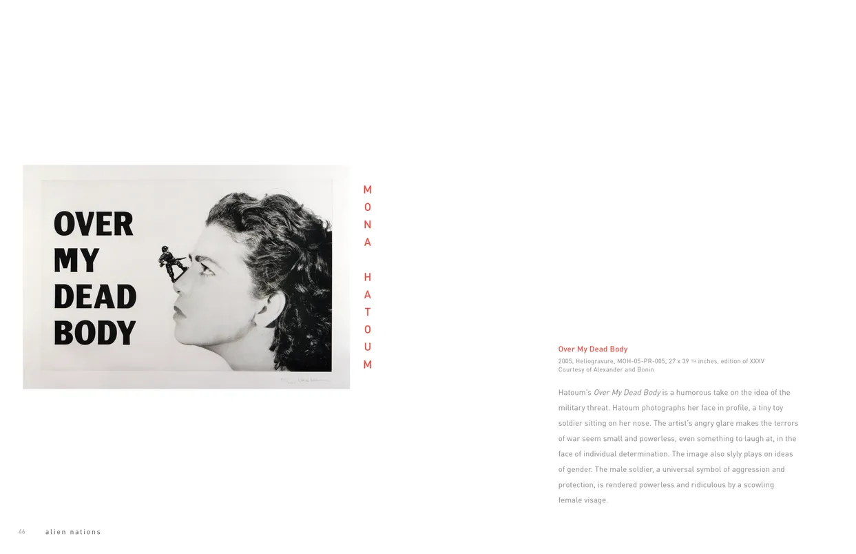 Alien Nations (2017) exhibition catalog, pages 46-47