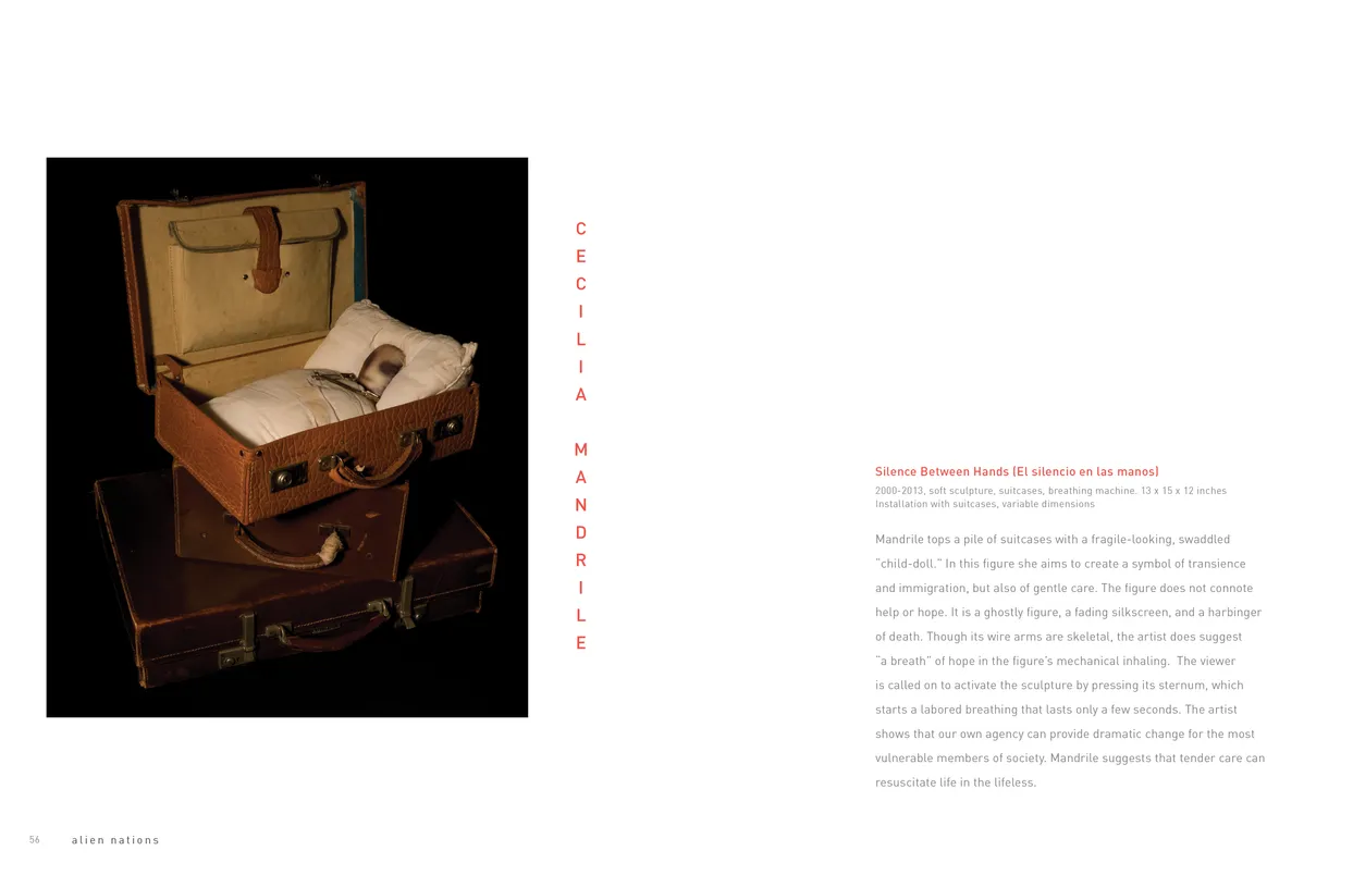 Alien Nations (2017) exhibition catalog, pages 56-57