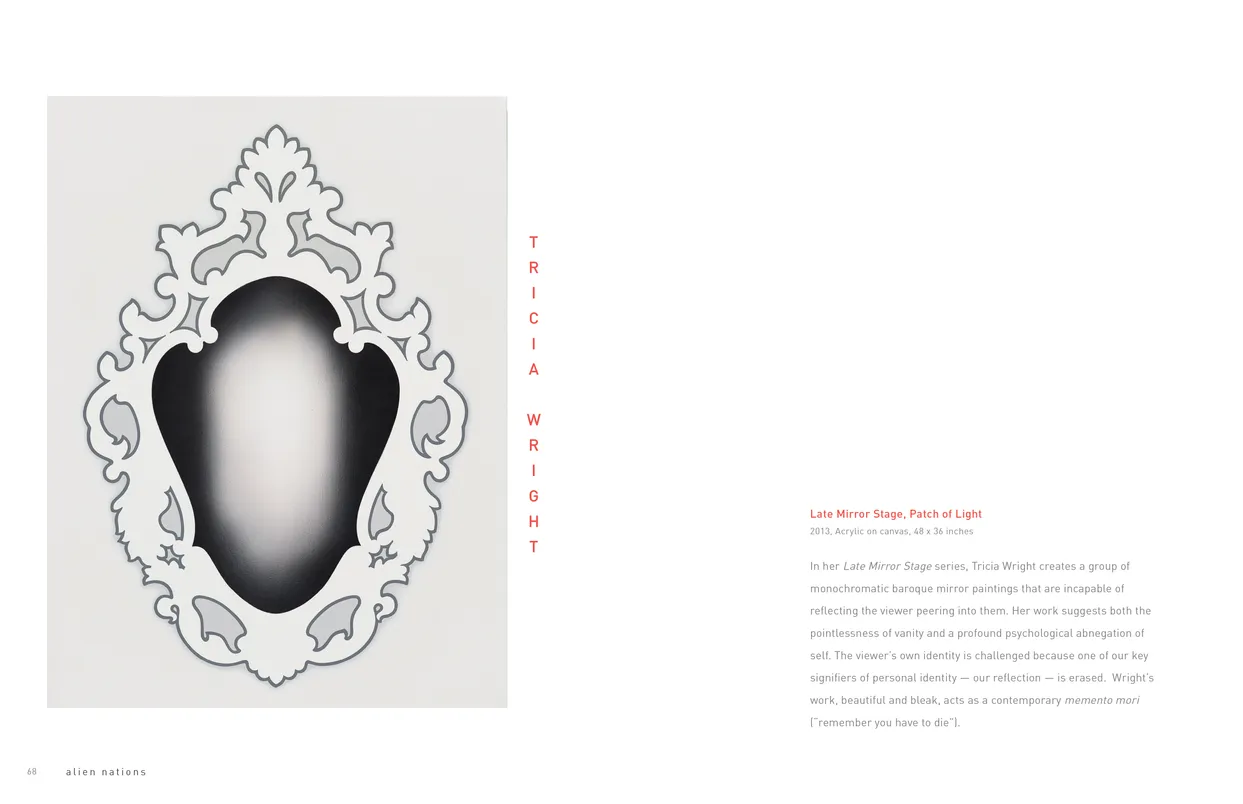 Alien Nations (2017) exhibition catalog, pages 68-69