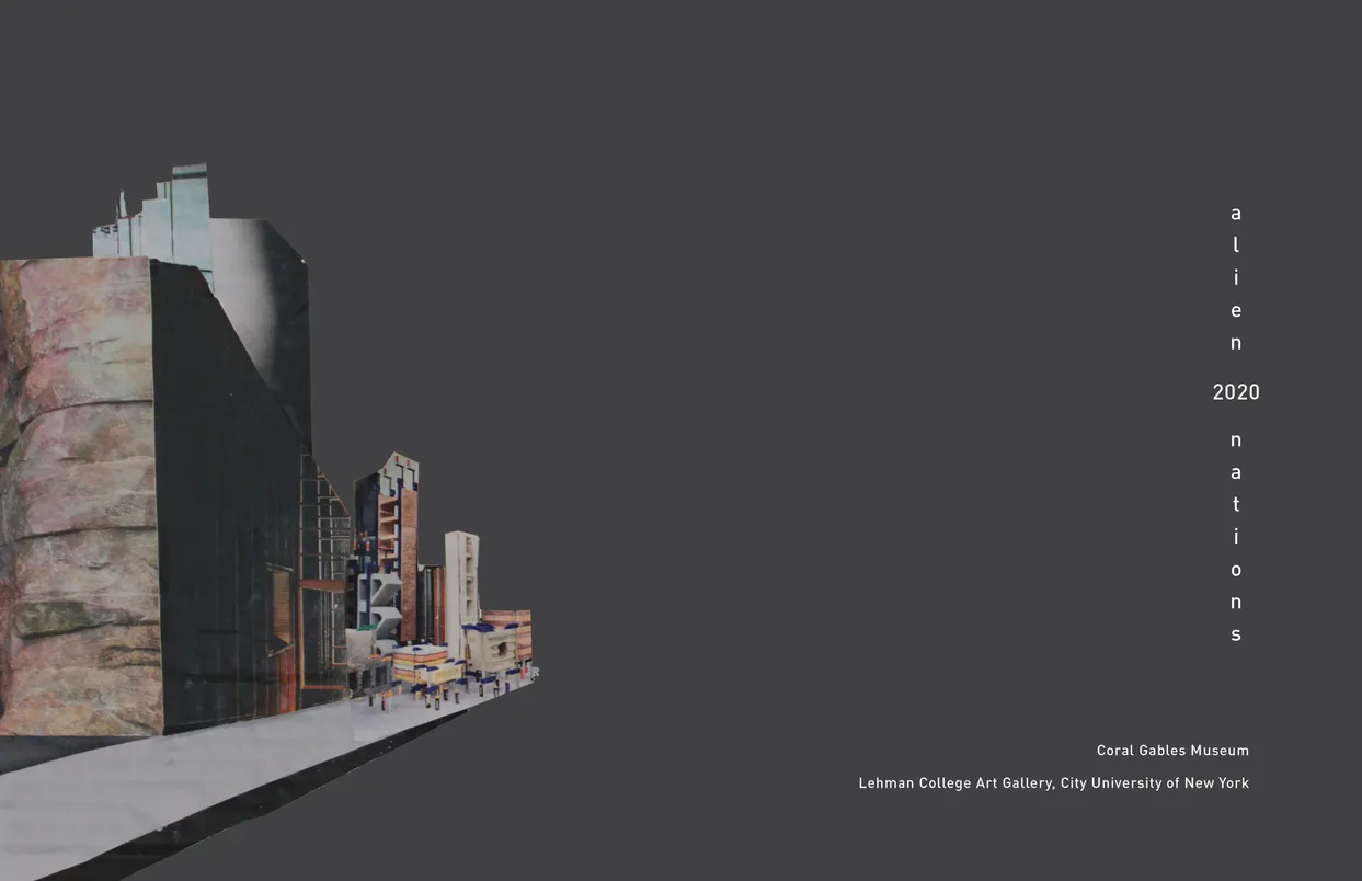 Alien Nations 2020 exhibition catalog, pages 2-3