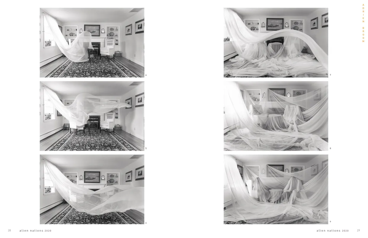 Alien Nations 2020 exhibition catalog, pages 28-29