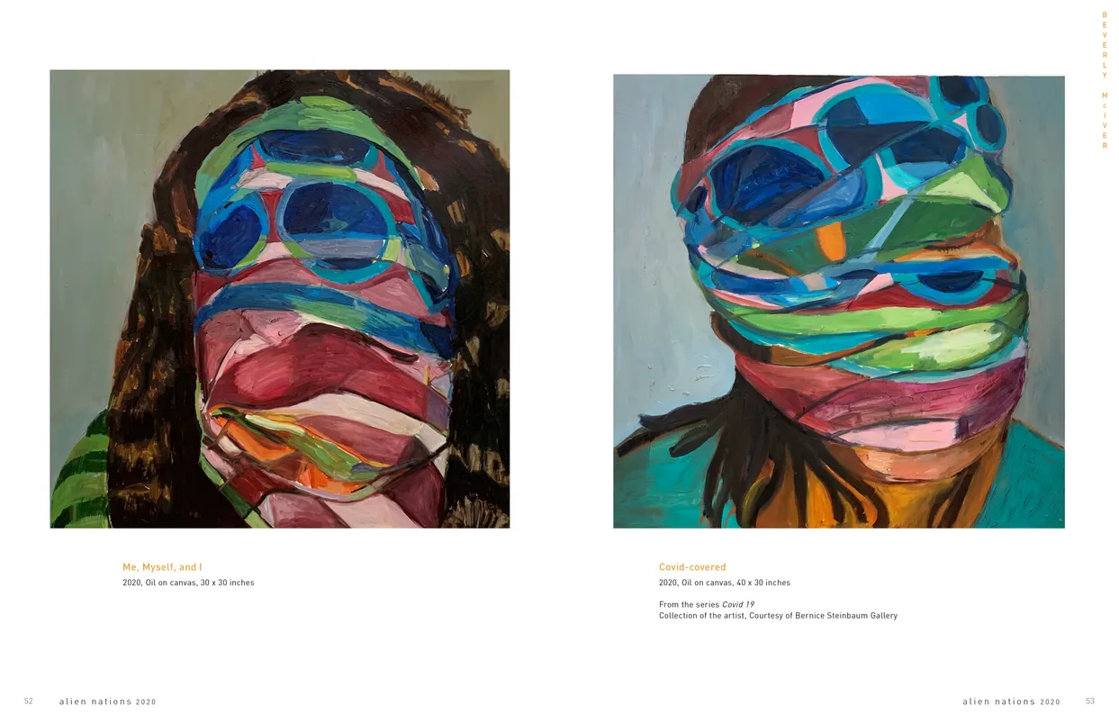 Alien Nations 2020 exhibition catalog, pages 52-53