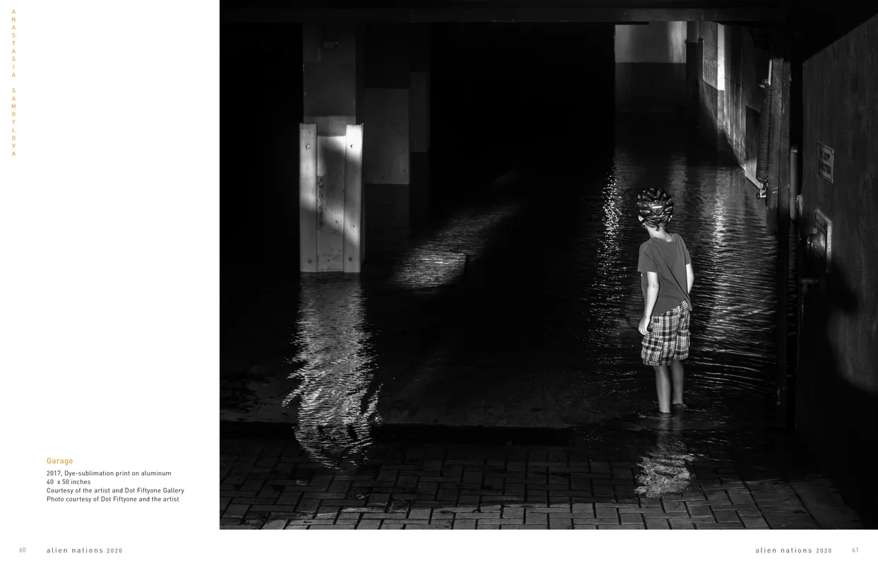 Alien Nations 2020 exhibition catalog, pages 60-61