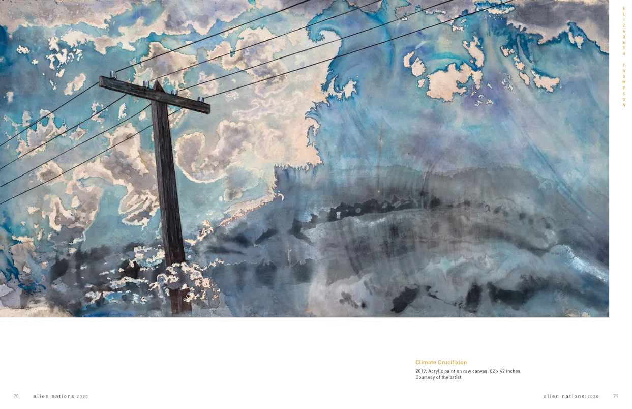 Alien Nations 2020 exhibition catalog, pages 70-71