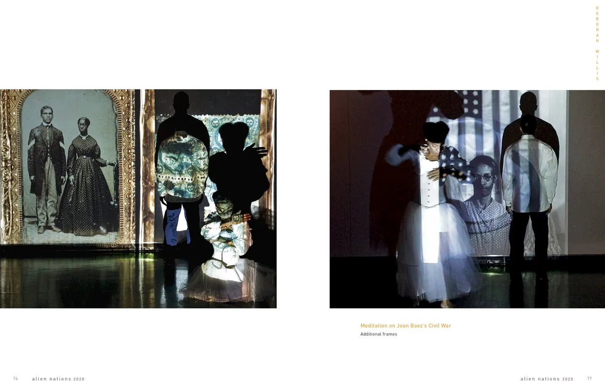 Alien Nations 2020 exhibition catalog, pages 76-77