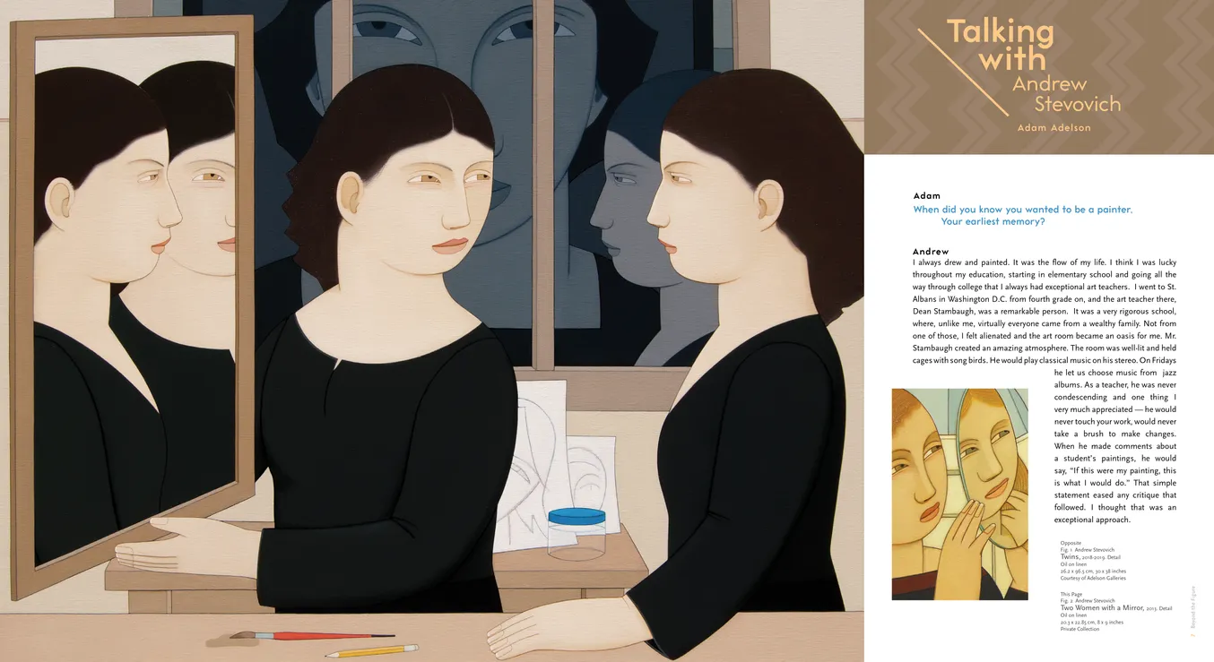 Andrew Stevovich: Beyond the Figure book, pages 6-7