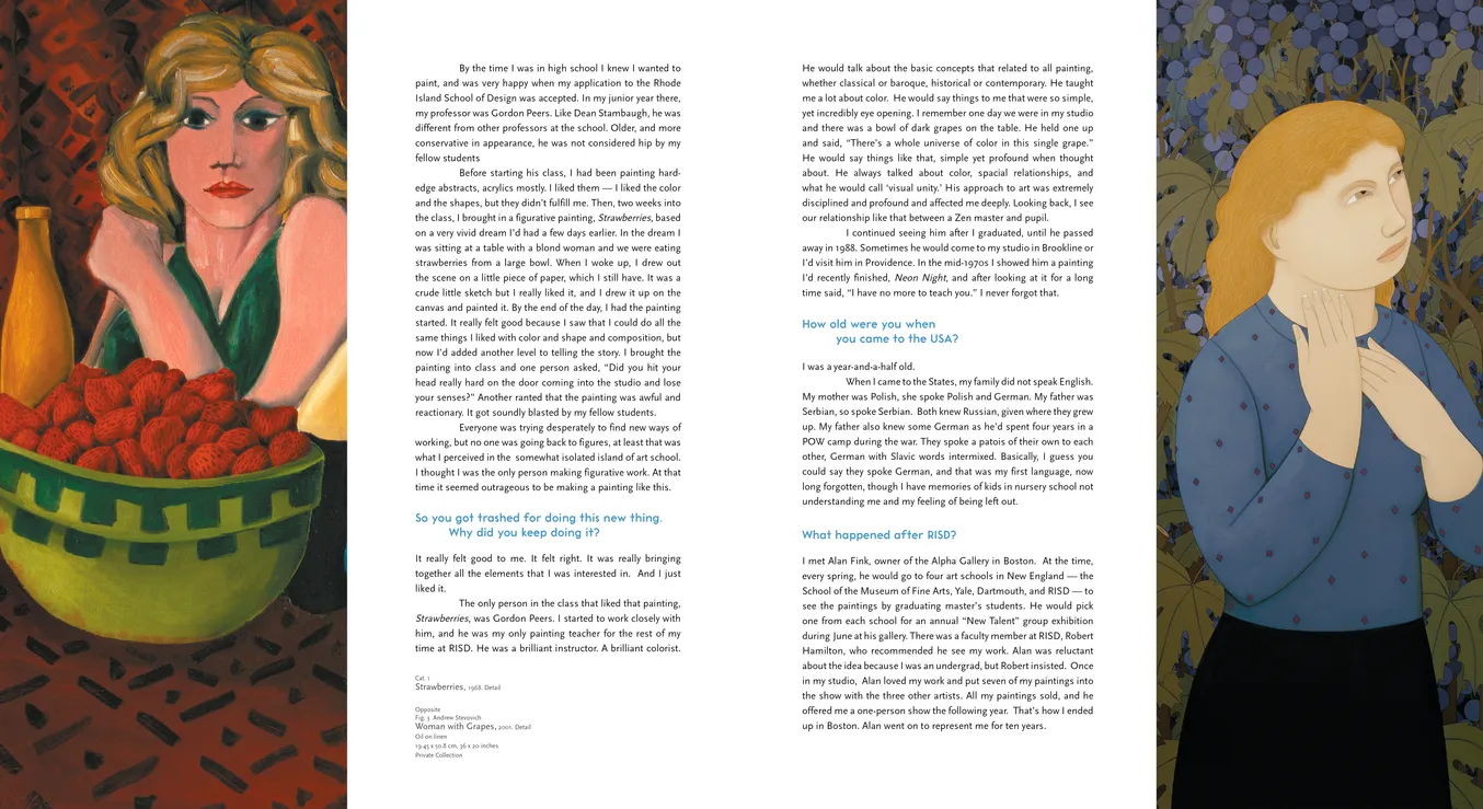 Andrew Stevovich: Beyond the Figure book, pages 8-9