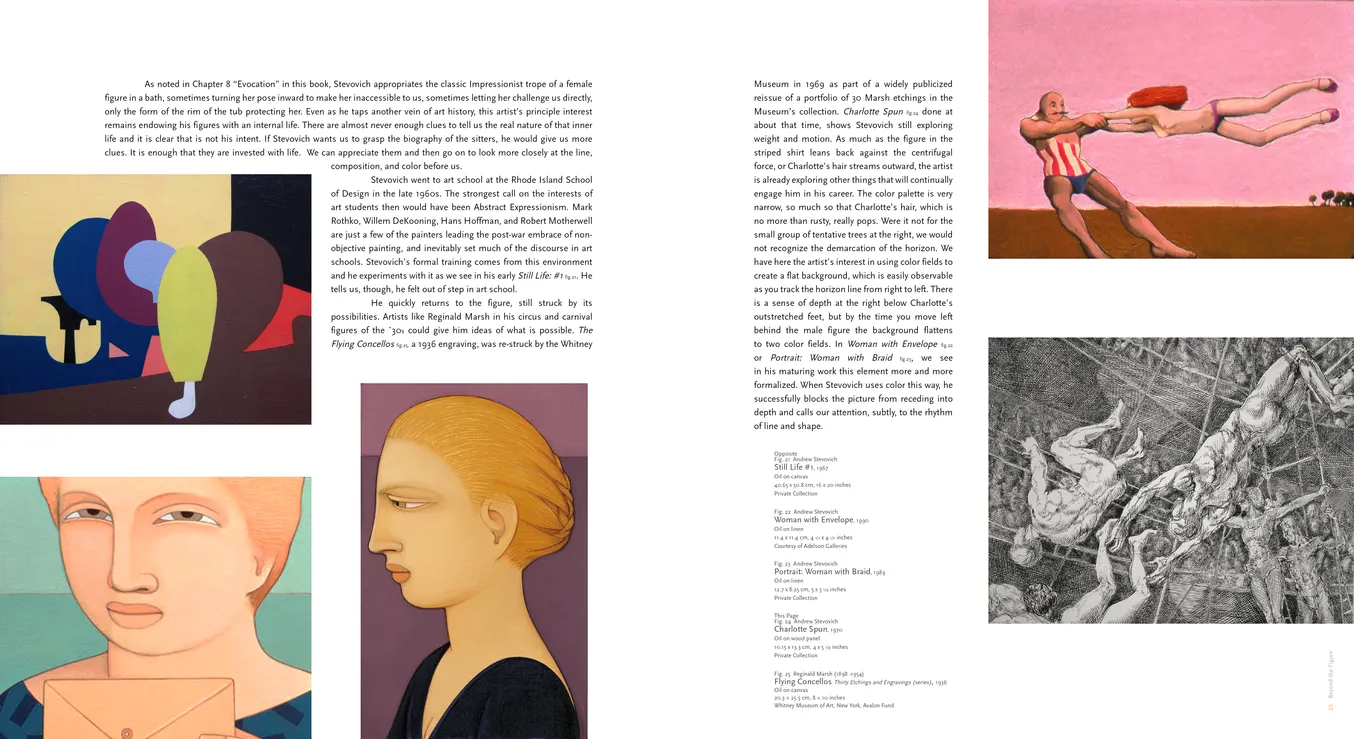 Andrew Stevovich: Beyond the Figure book, pages 22-23