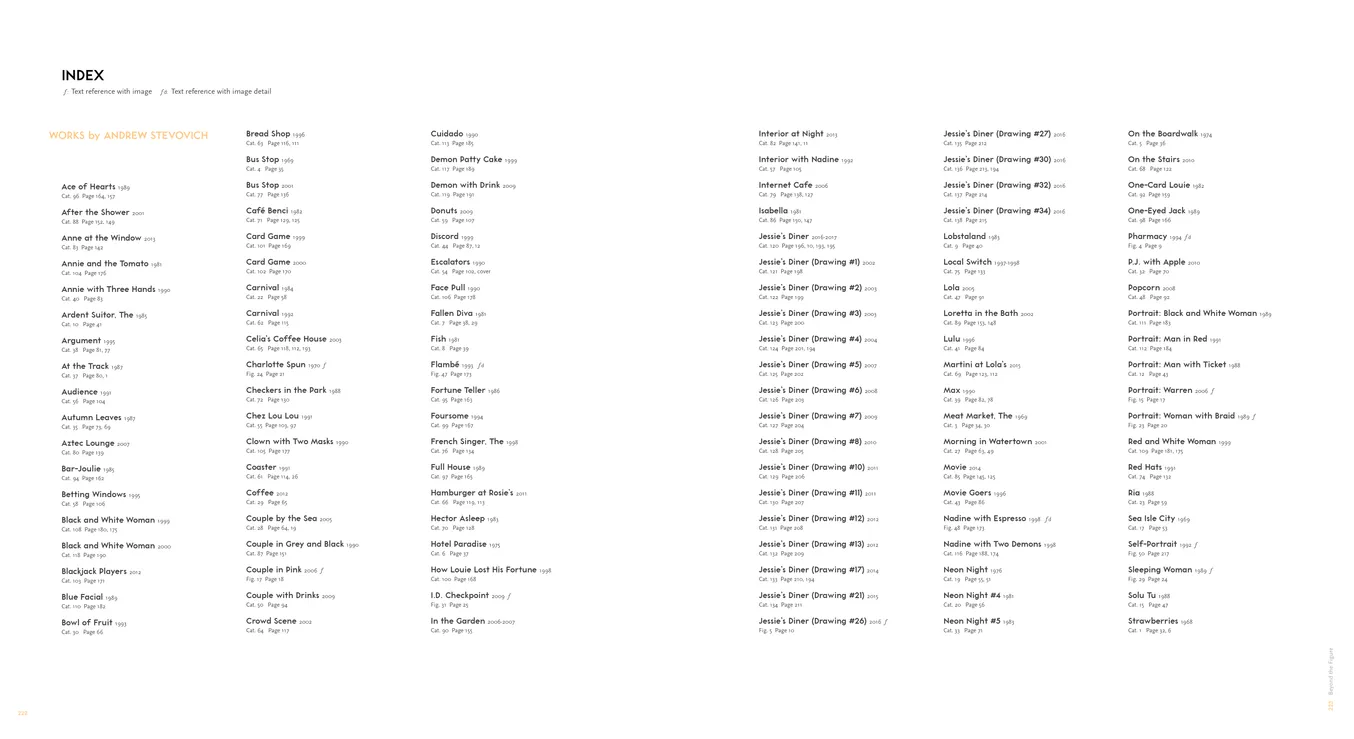 Andrew Stevovich: Beyond the Figure book, pages 222-223