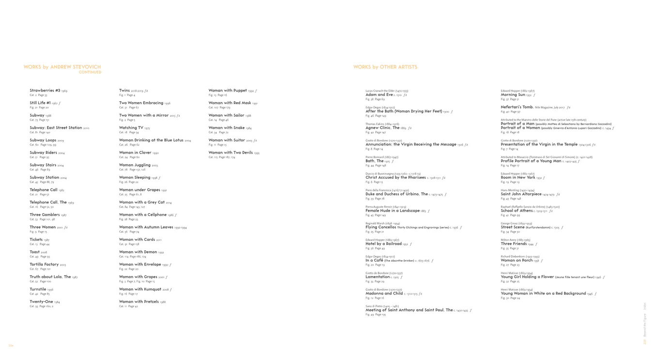 Andrew Stevovich: Beyond the Figure book, pages 224-225