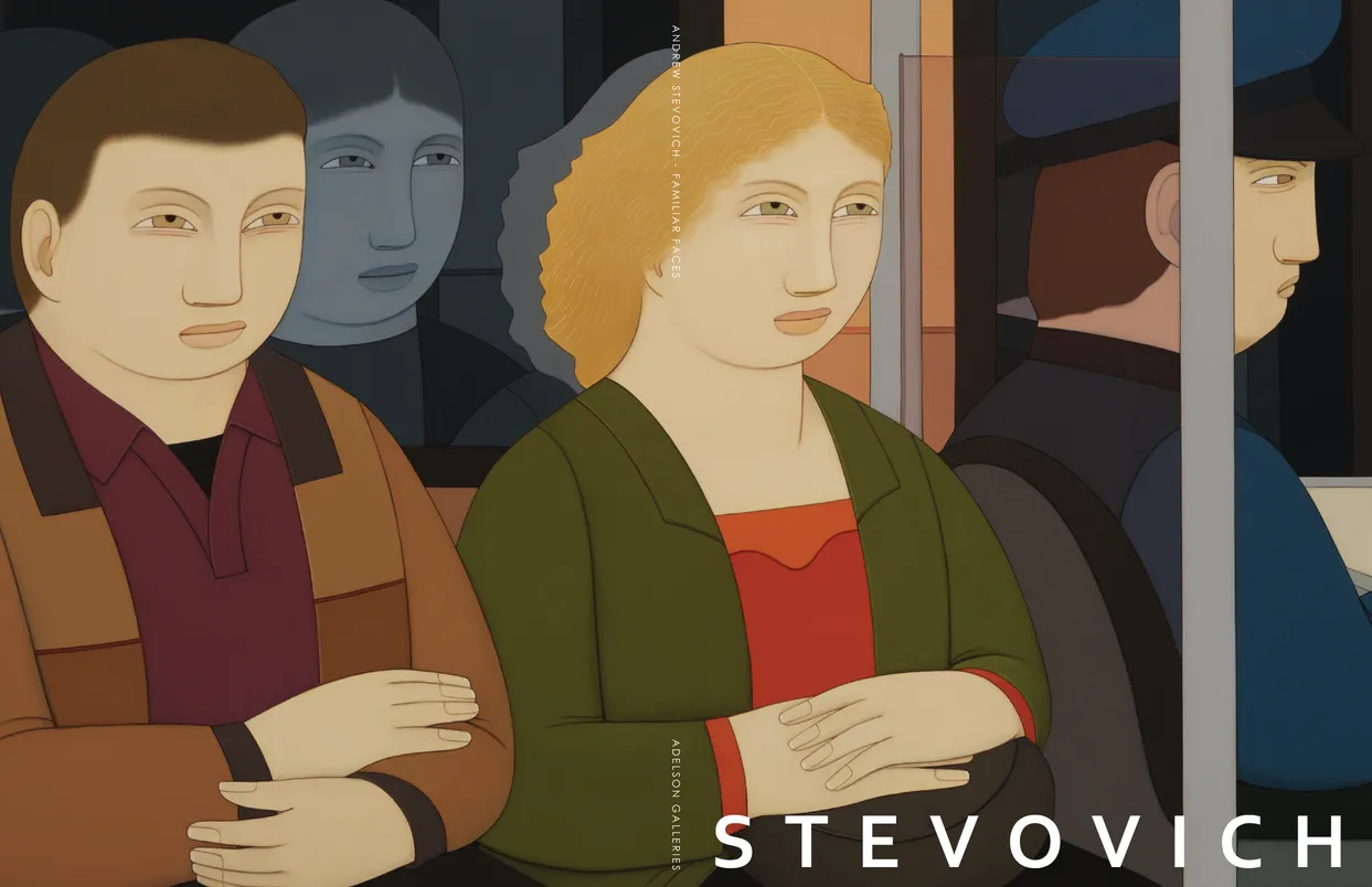 Andrew Stevovich Familiar Faces exhibition catalog, cover