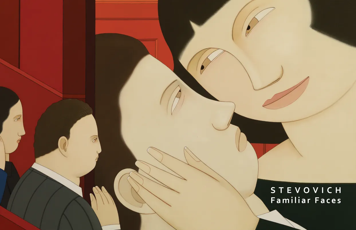 Andrew Stevovich Familiar Faces exhibition catalog, inside front cover