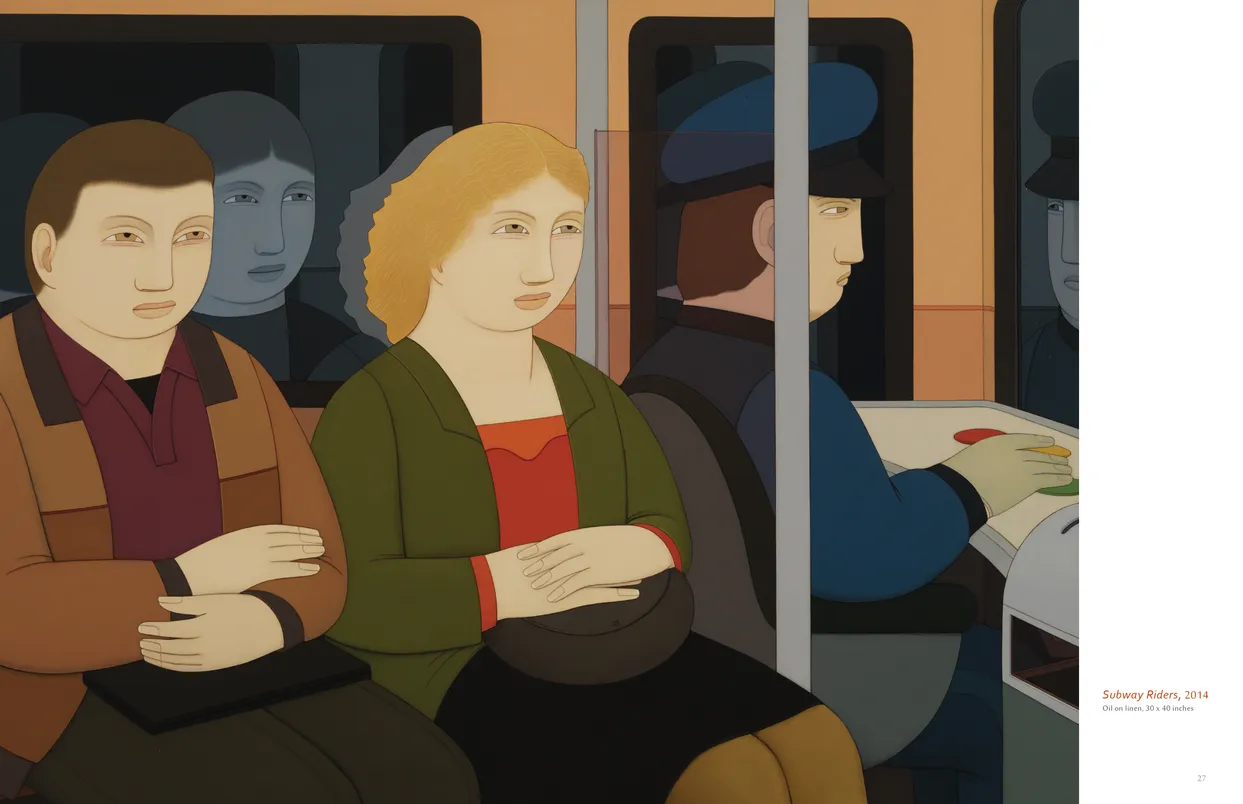 Andrew Stevovich Familiar Faces exhibition catalog, pages 26-27