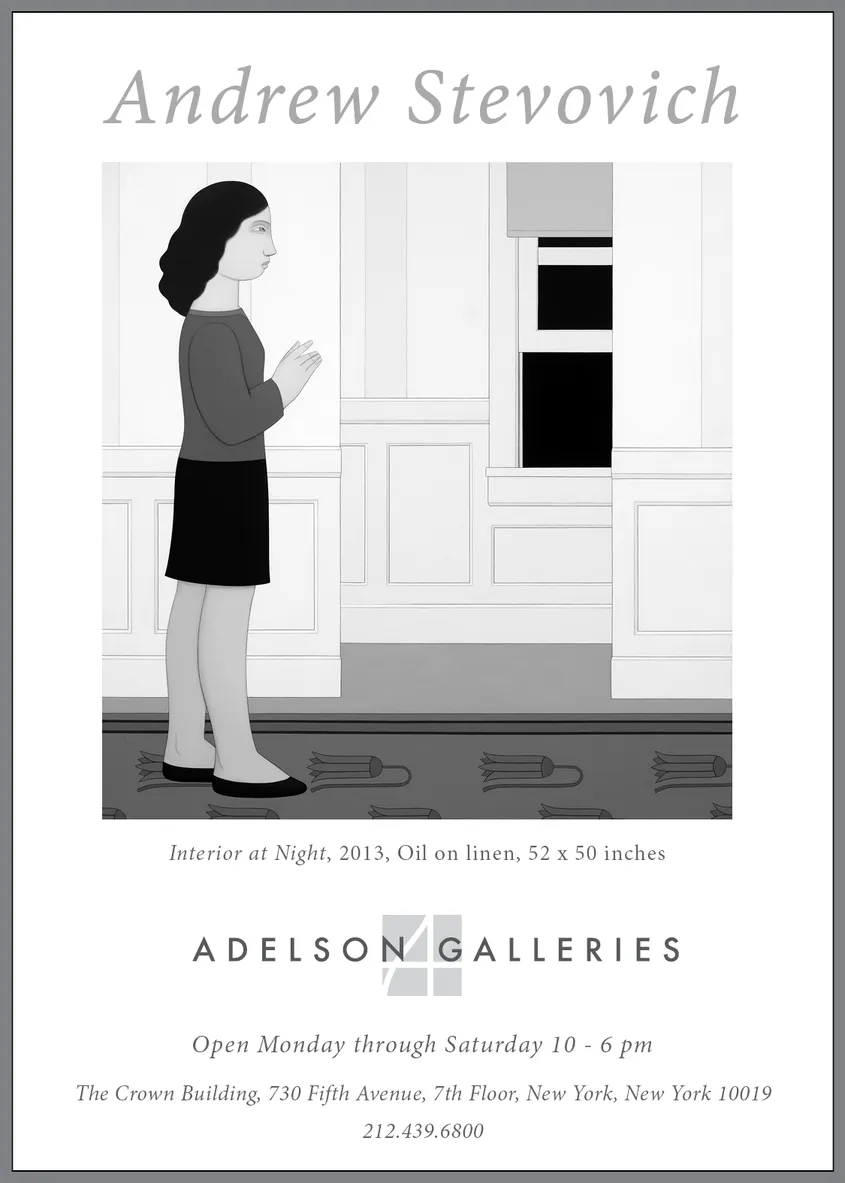 Andrew Stevovich: Familiar Faces exhibition New York Times print advertisement #1