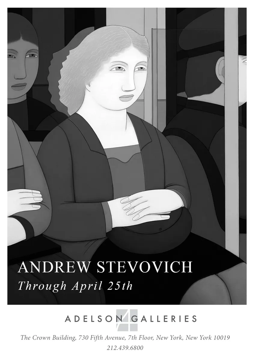 Andrew Stevovich: Familiar Faces exhibition New York Times print advertisement #3