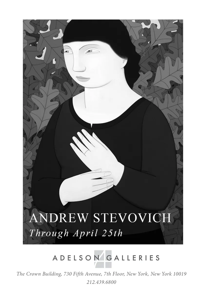 Andrew Stevovich: Familiar Faces exhibition New York Times print advertisement #4