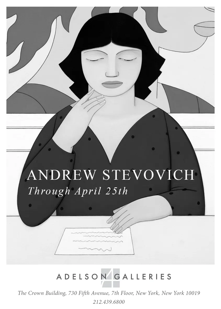 Andrew Stevovich: Familiar Faces exhibition New York Times print advertisement #5