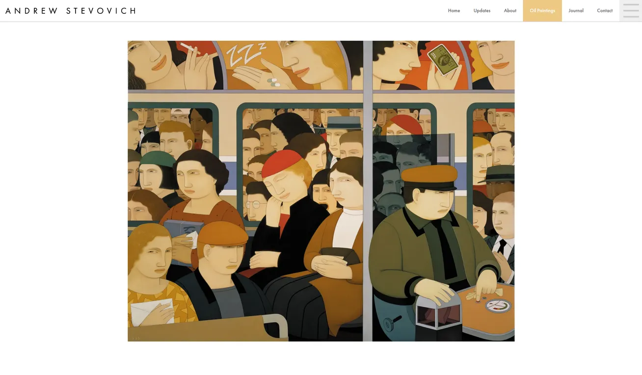 Andrew Stevovich Website — Artwork Page