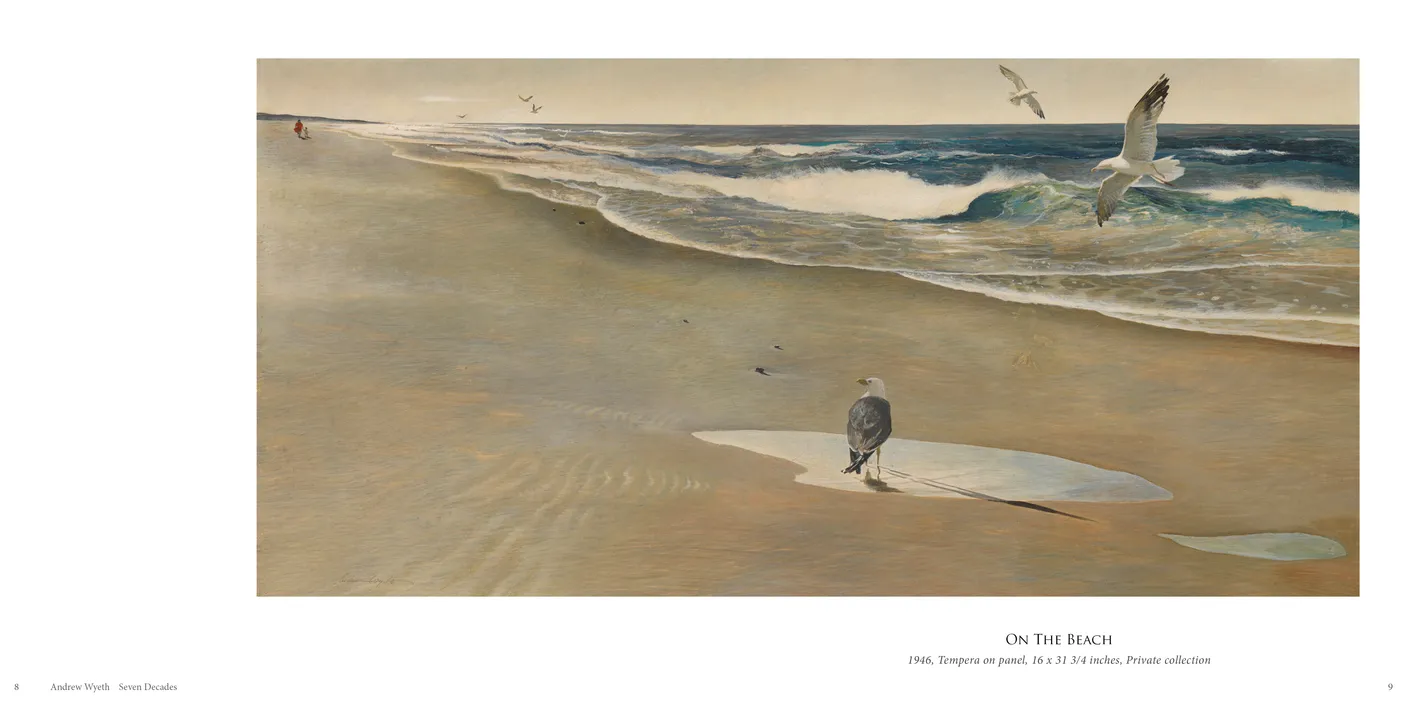 Andrew Wyeth: Seven Decades exhibition catalog, pages 8-9