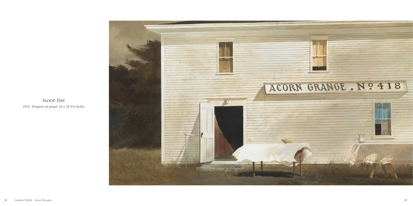 Andrew Wyeth: Seven Decades exhibition catalog, pages 28-29