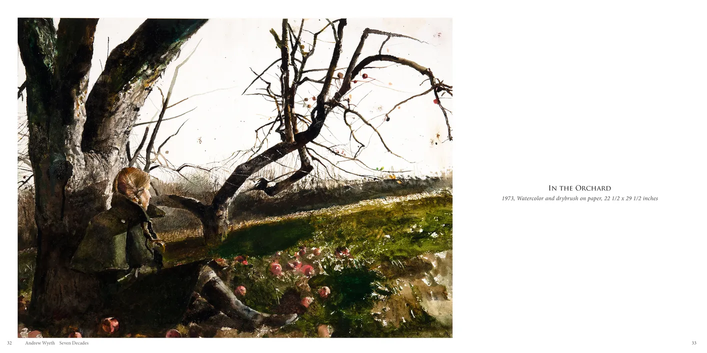 Andrew Wyeth: Seven Decades exhibition catalog, pages 32-33