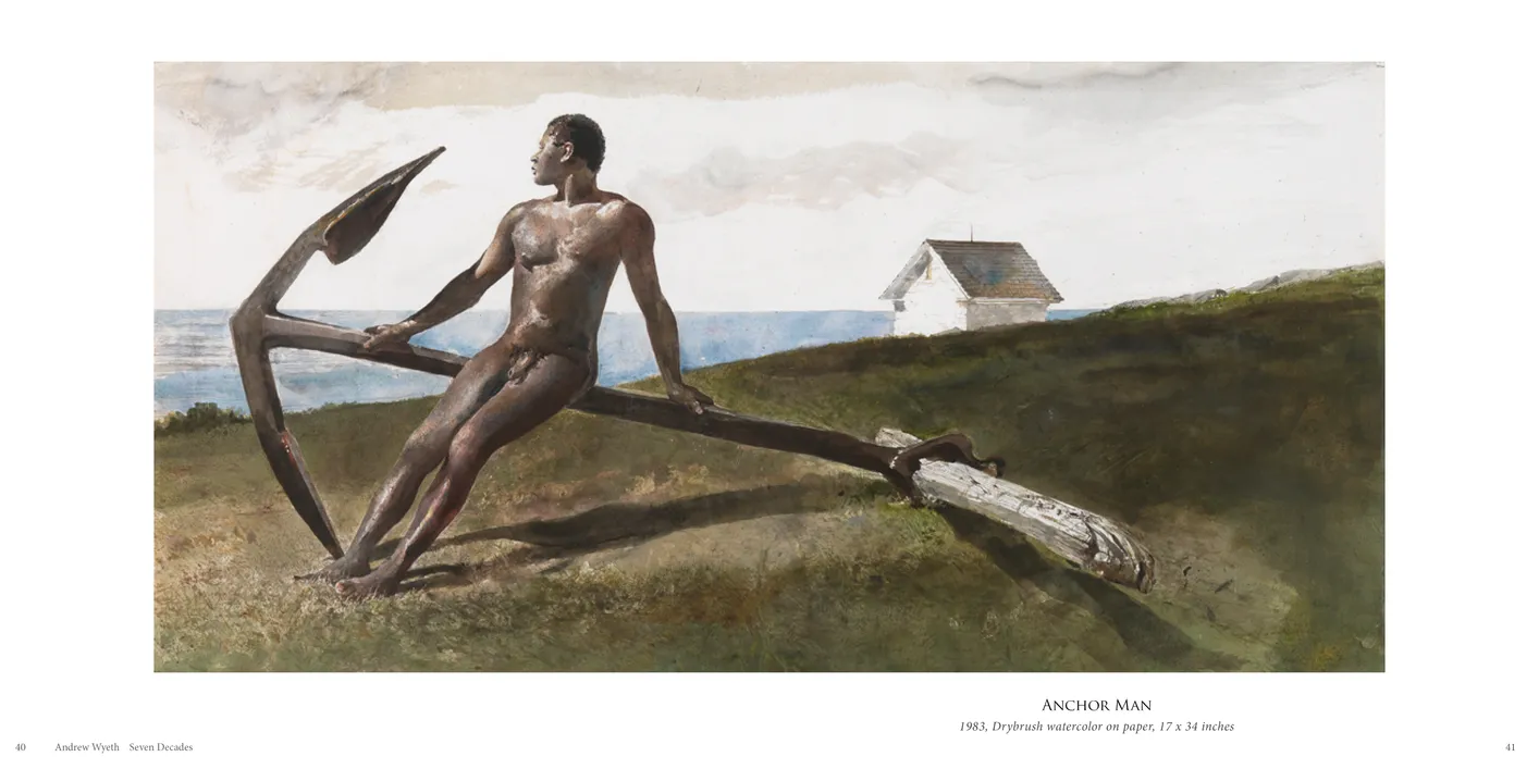 Andrew Wyeth: Seven Decades exhibition catalog, pages 40-41