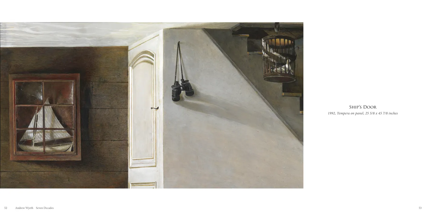 Andrew Wyeth: Seven Decades exhibition catalog, pages 52-53