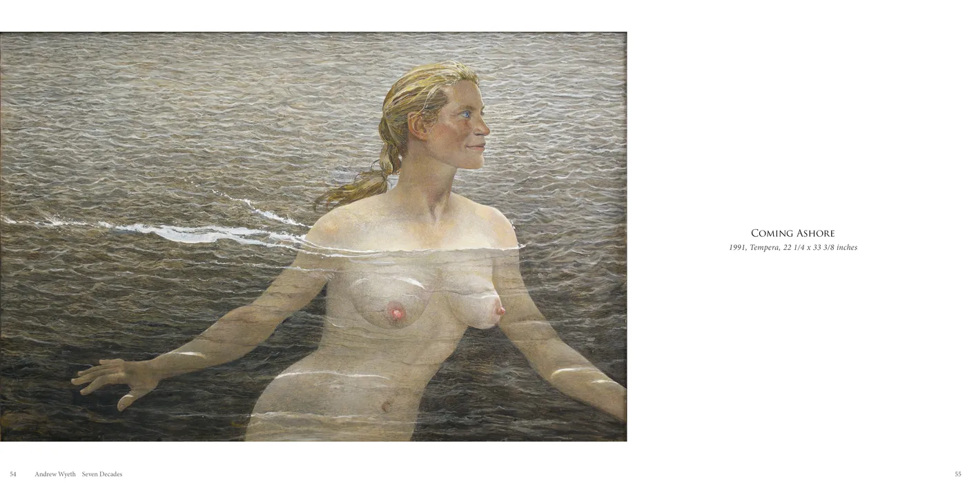 Andrew Wyeth: Seven Decades exhibition catalog, pages 54-55