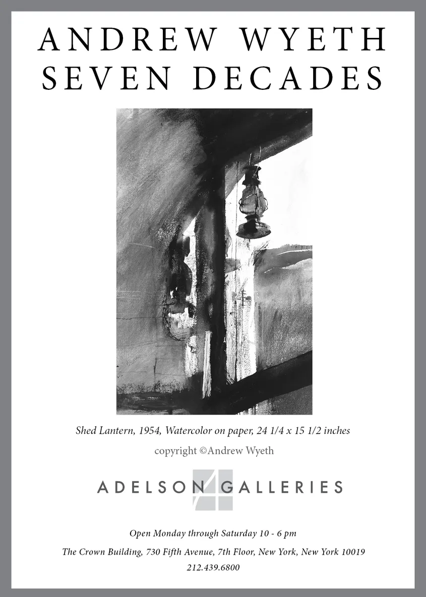 Andrew Wyeth: Seven Decades — New York Times print advertisement #3