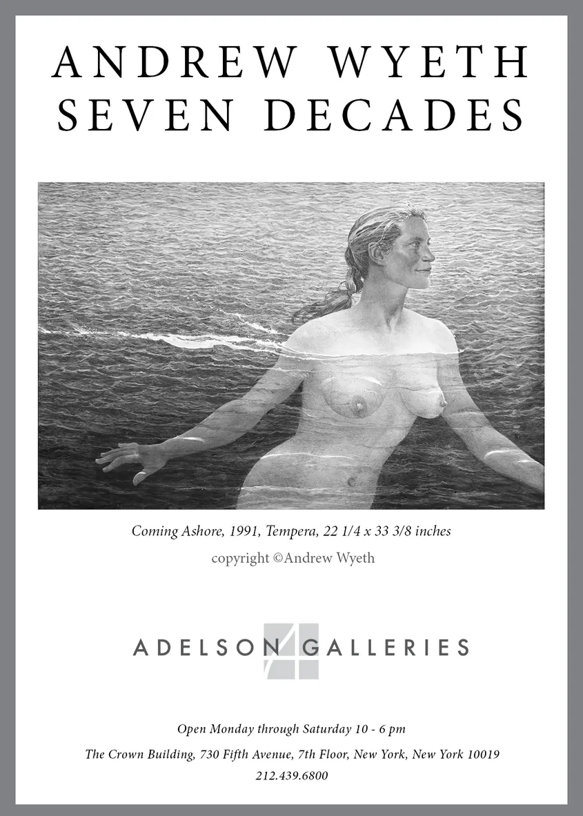 Andrew Wyeth: Seven Decades — New York Times print advertisement #4