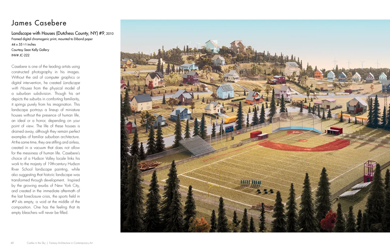 Castles in the Sky: Fantasy Architecture in Contemporary Art exhibition catalog, pages 40-41