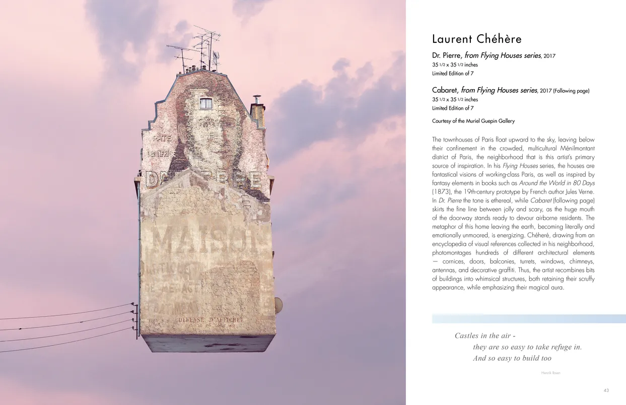 Castles in the Sky: Fantasy Architecture in Contemporary Art exhibition catalog, pages 42-43