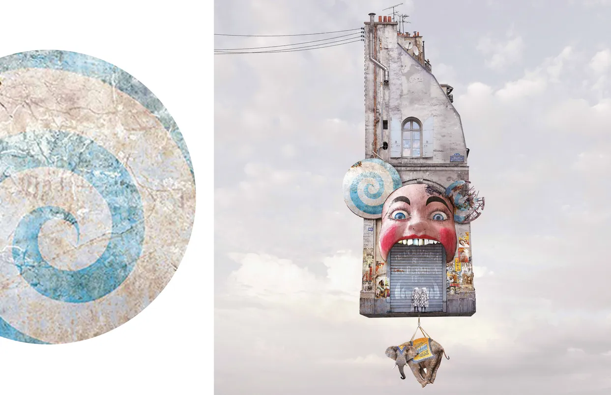 Castles in the Sky: Fantasy Architecture in Contemporary Art exhibition catalog, pages 44-45