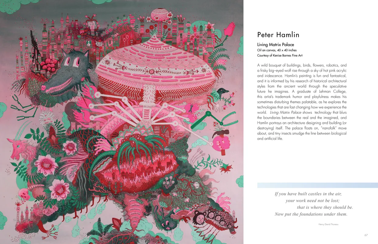 Castles in the Sky: Fantasy Architecture in Contemporary Art exhibition catalog, pages 66-67