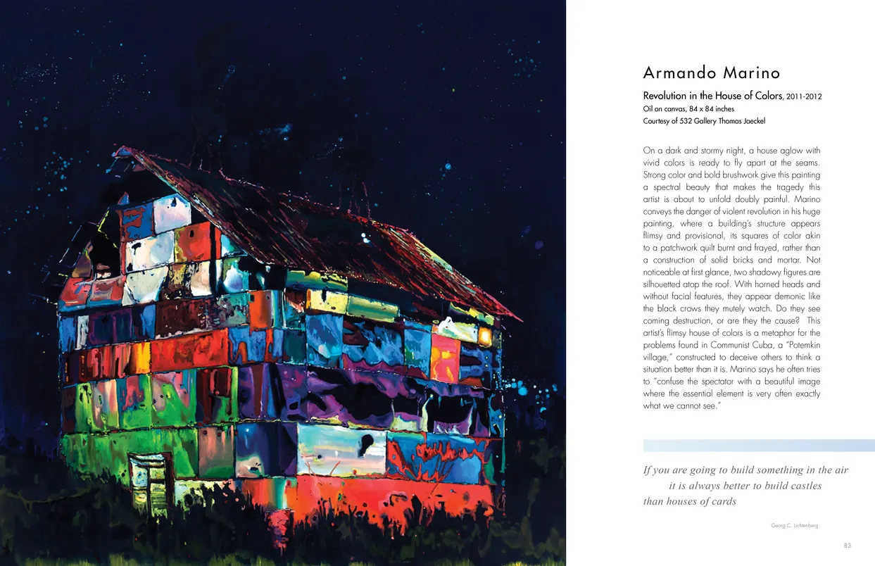 Castles in the Sky: Fantasy Architecture in Contemporary Art exhibition catalog, pages 82-83