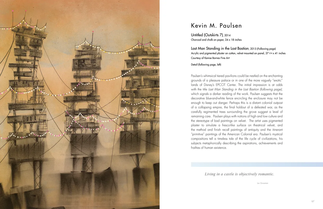 Castles in the Sky: Fantasy Architecture in Contemporary Art exhibition catalog, pages 96-97