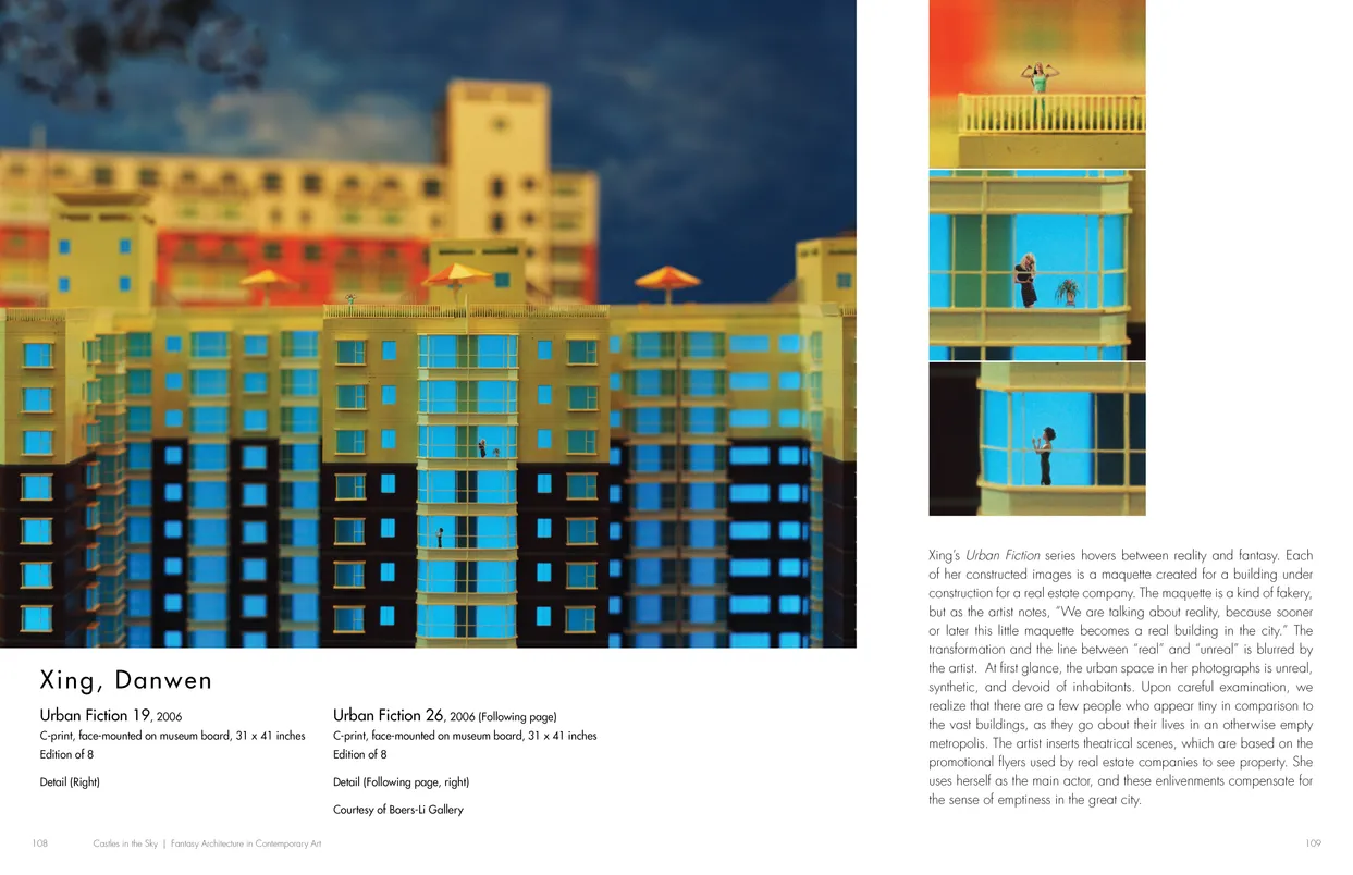 Castles in the Sky: Fantasy Architecture in Contemporary Art exhibition catalog, pages 108-109