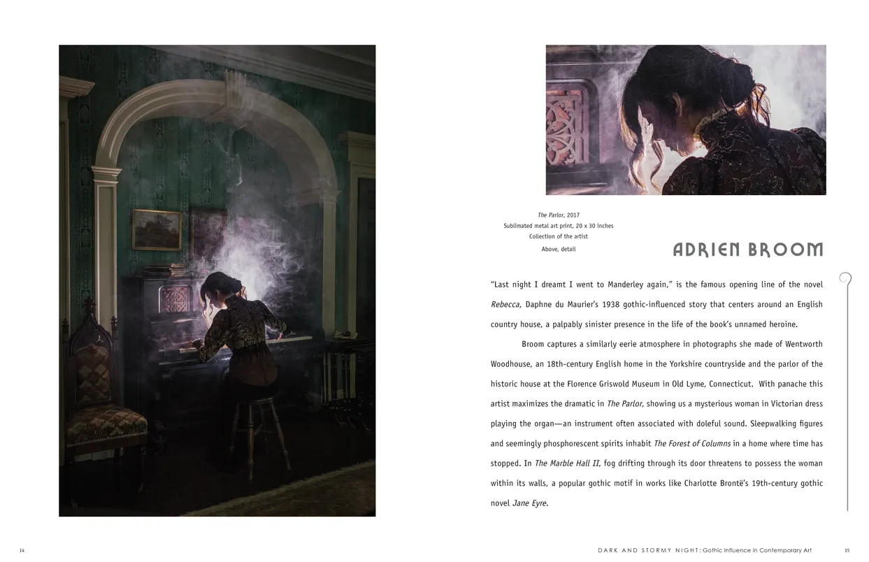 Dark and Stormy Night: Gothic Influence in Contemporary Art exhibition catalog, pages 14-15