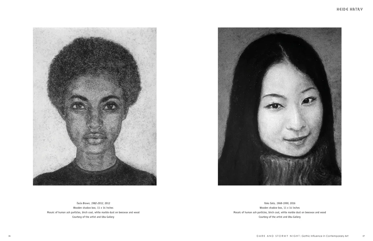 Dark and Stormy Night: Gothic Influence in Contemporary Art exhibition catalog, pages 36-37