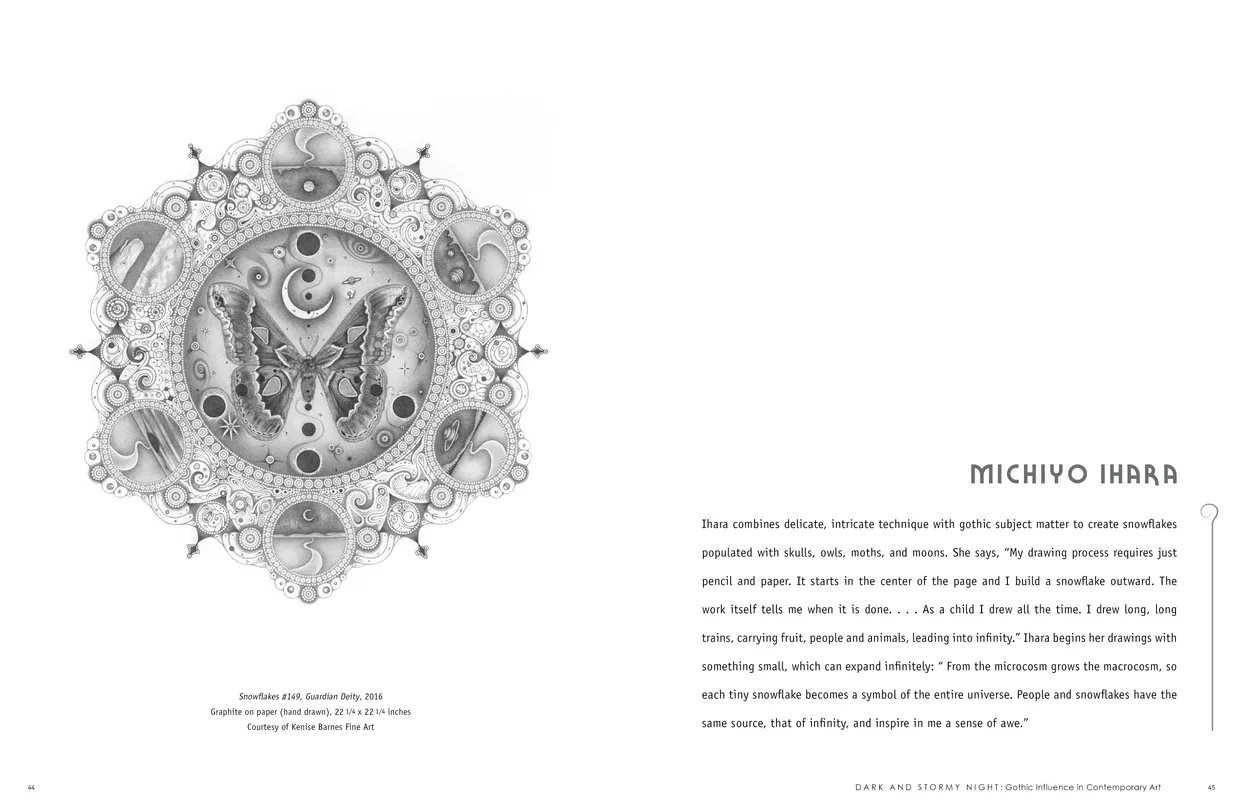 Dark and Stormy Night: Gothic Influence in Contemporary Art exhibition catalog, pages 44-45