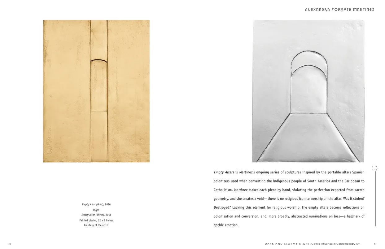 Dark and Stormy Night: Gothic Influence in Contemporary Art exhibition catalog, pages 60-61