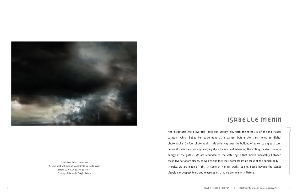 Dark and Stormy Night: Gothic Influence in Contemporary Art exhibition catalog, pages 62-63