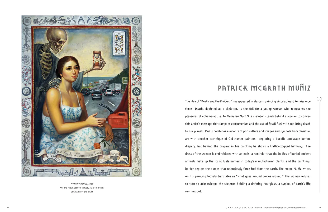Dark and Stormy Night: Gothic Influence in Contemporary Art exhibition catalog, pages 68-69