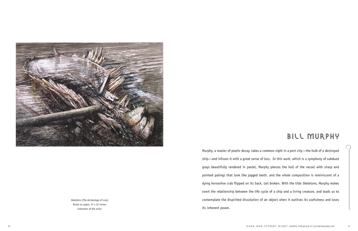 Dark and Stormy Night: Gothic Influence in Contemporary Art exhibition catalog, pages 70-71